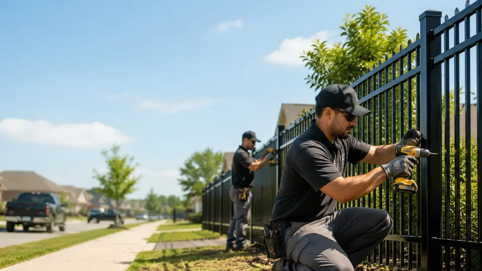 Metal Fence Installation in Roma, TX